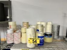 LOT OF ASSORTED SHIPPING AND PACKAGING TAPE