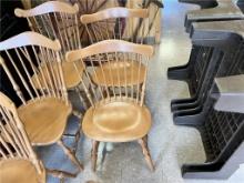(2) WINDSOR STYLE DINING CHAIRS