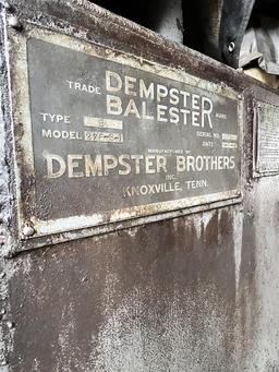 1951 DEMPSTER BALESTER BALER, WESTINGHOUSE 440, 3PH, 75HP ELECTRIC MOTOR