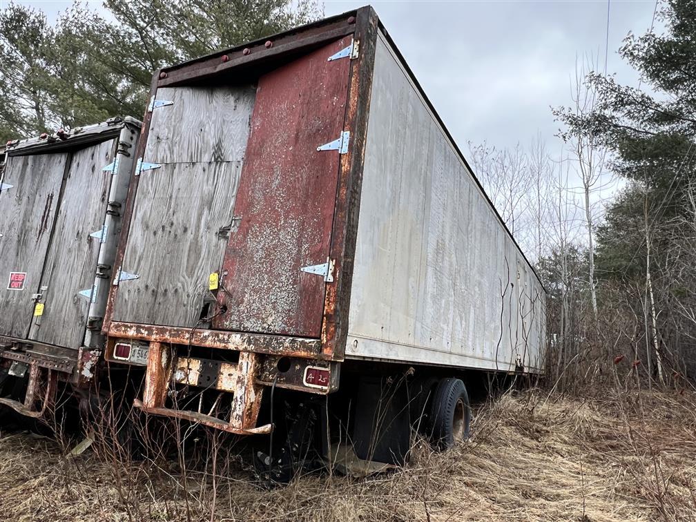 1973 TRAILMOBILE 48' VAN TRAILER, T/A, VIN: J34557