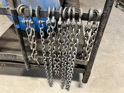 STEEL WAREHOUSE CART W/CHAIN