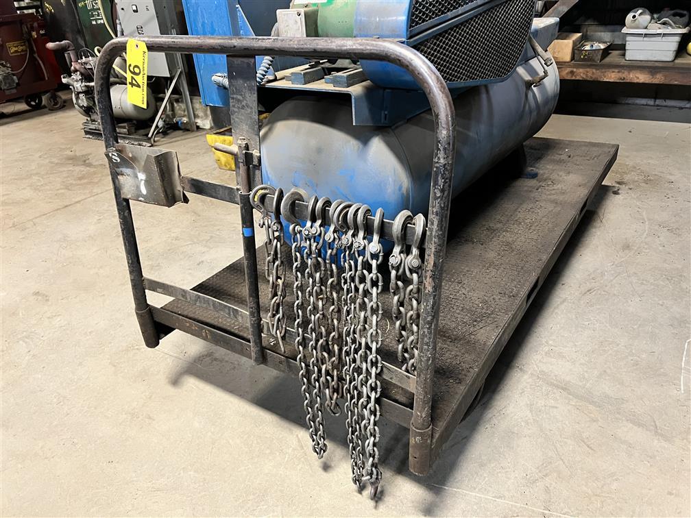 STEEL WAREHOUSE CART W/CHAIN