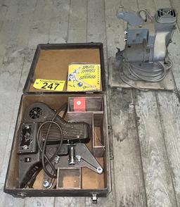 LOT: (2) REEL TO REEL 8MM PROJECTORS, UNIVEX MODEL P-500 & DEJUR AMSCO MODEL 750