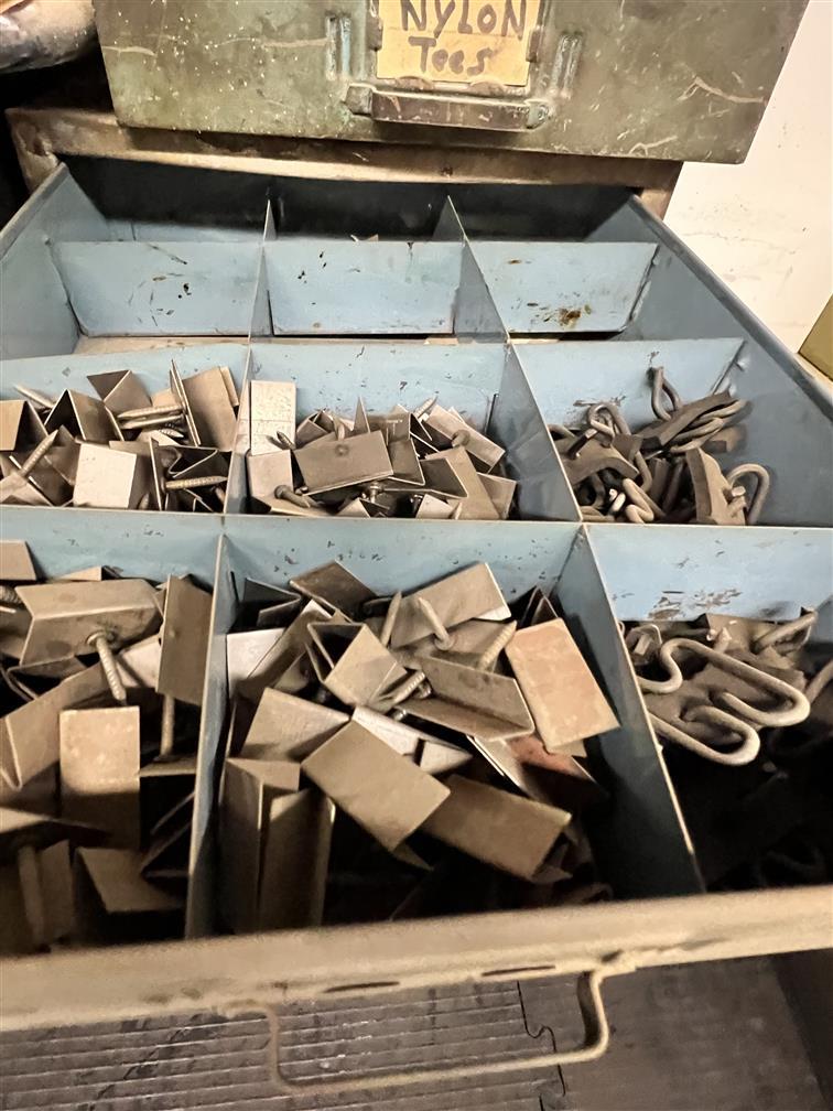 LOT: 11-ASSORTED PARTS CABINETS & CONTENTS: AUTOMOTIVE HARDWARE, FITTINGS, BALL BEARINGS, BOLTS