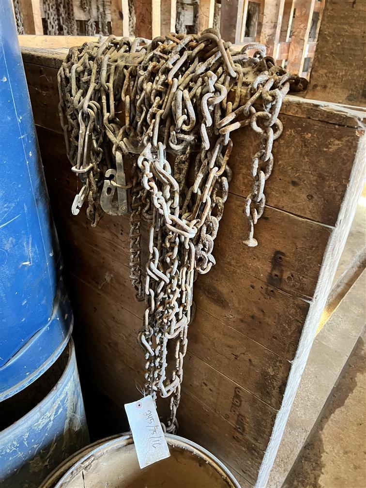 LOT OF ASSORTED TIRE CHAINS