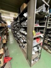 LOT: AUTOMOTIVE PARTS INVENTORY ON 16-PARTS RACKS