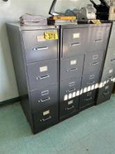 BID PRICE X 3 - (3) HON 4-DRAWER FILE CABINETS