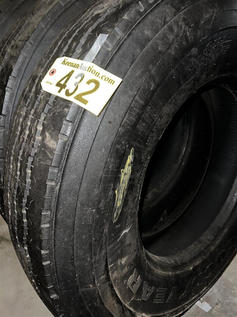 BID PRICE X 3 - (3)  22.5 TRUCK TIRES