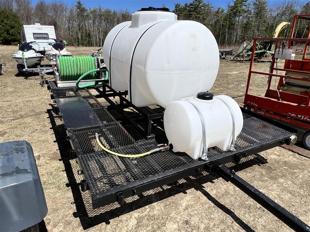 HENDERSON TRAILER MOUNTED HYDRO SEEDER, S/A TRAILER, VIN: UNKNOWN