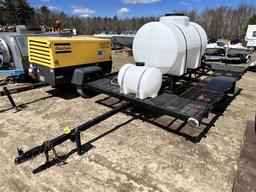 HENDERSON TRAILER MOUNTED HYDRO SEEDER, S/A TRAILER, VIN: UNKNOWN