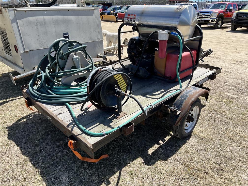 HYDROTEK SS30004 TRAILER MOUNTED HOT PRESSURE WASHER,