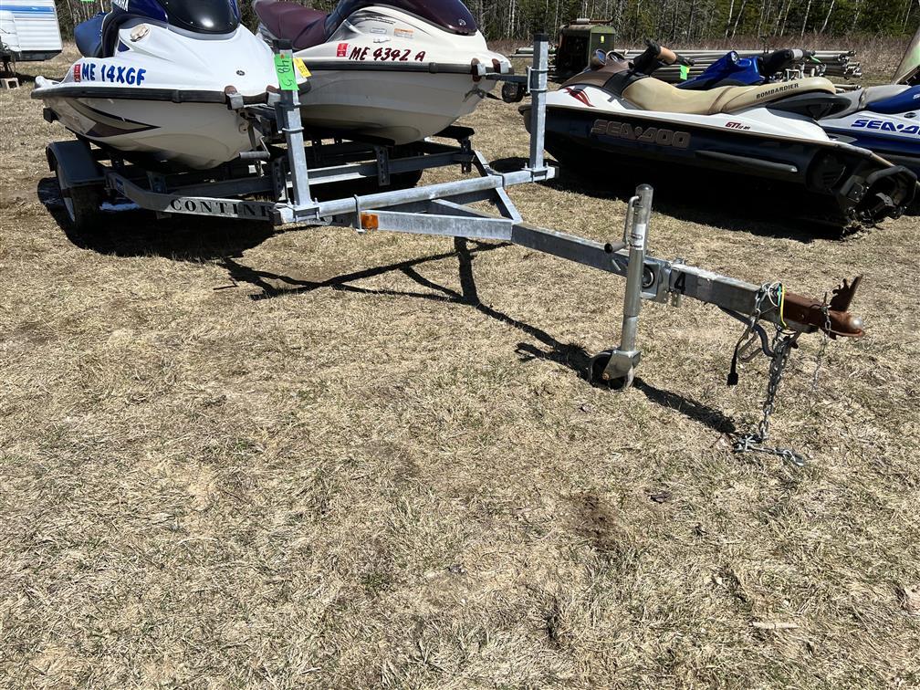 CONTINENTAL S/A 2-PLACE JET SKI TRAILER, VIN: UNKNOWN