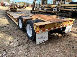 2002 EAGER BEAVER 35GSL T/A GOOSENECK FLATBED TRAILER, YELLOW, VIN: 112SCZ4272L059793