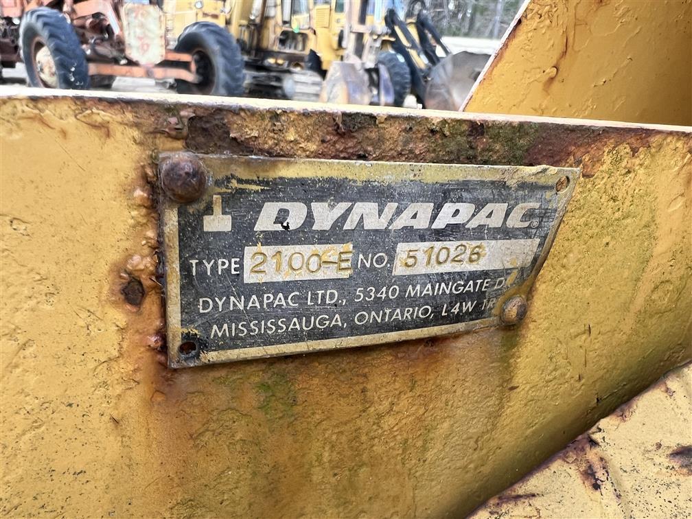 DYNAPAC 2100E SMOOTH DRUM ROLLER