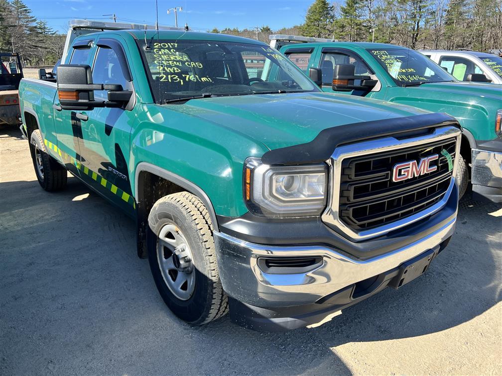 2017 GMC SIERRA CREW CAB 2WD PICKUP, 213,761 MILES, VIN: 1GTR1LEC9HZ318411 W/ WHELEN LIGHT BAR