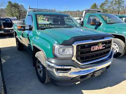 2016 GMC SIERRA REG CAB PICKUP, 2WD, 235,653 MILES, VIN: 1GTN1LEC5GZ267972 & WHELEN LIGHT BAR