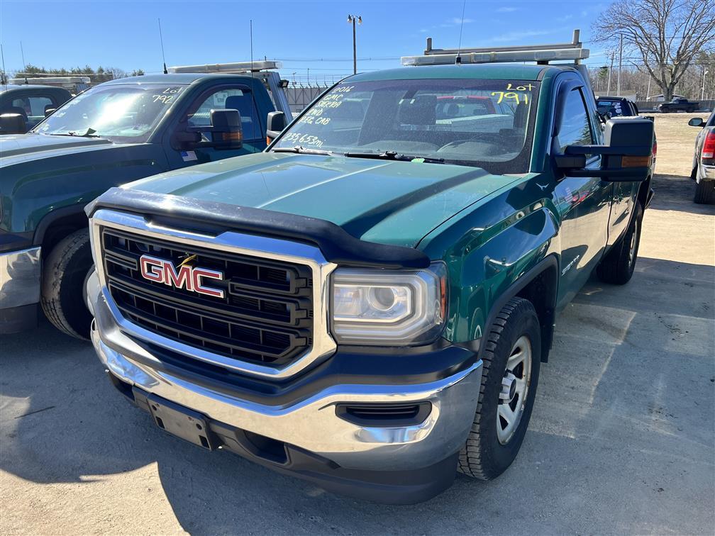 2016 GMC SIERRA REG CAB PICKUP, 2WD, 235,653 MILES, VIN: 1GTN1LEC5GZ267972 & WHELEN LIGHT BAR