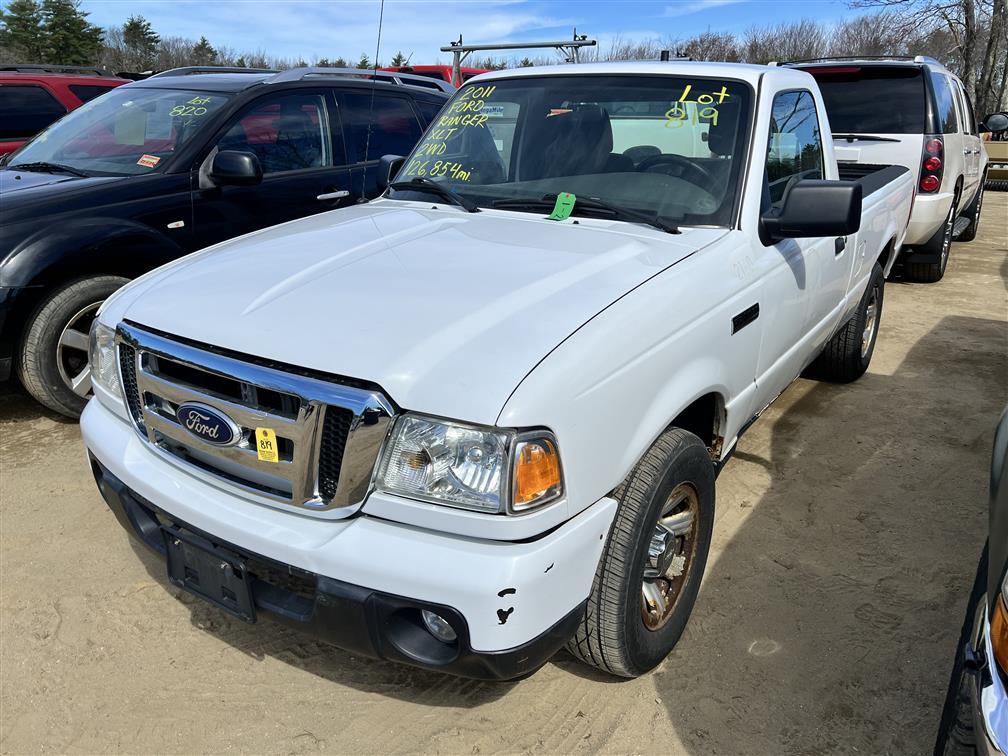 2011 FORD RANGER PICKUP, 126,854 MILES