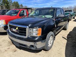 2007 GMC SIERRA Z71 4X4 EXT CAB PICKUP, 253,214 MILES, VIN: 1GTEK19J17Z500739, 4-PASSENGER