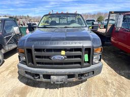 2008 FORD F350 XL SUPER DUTY UTILITY TRUCK, 144,540 MILES, VIN: 1FDWF34518EE10395