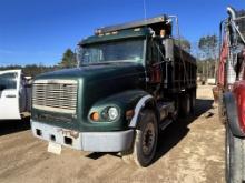 2001 FREIGHTLINER MEDCON FL112 TRI-AXLE DUMP TRUCK, 106,950 MILES, VIN: 1FVXTEDBX1DH09342