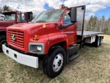 2005 CHEVROLET 8500 DUAL AXLE FLAT BED TRUCK, 272,655 MILES, VIN: 1GBT8C4CX5F906631