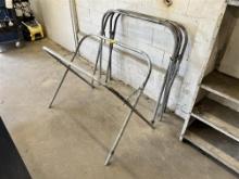 BID PRICE X 3 - (3) ALUMINUM BODY SHOP WORK STANDS