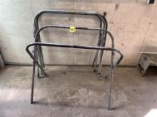 BID PRICE X 3 - (3) ALUMINUM BODY SHOP WORK STANDS