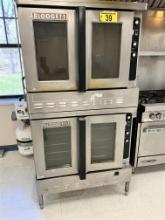 BLODGETT DOUBLE FULLSIZE CONVENTION OVEN, LPG S/N: 032201RA021T & 082201RA022B