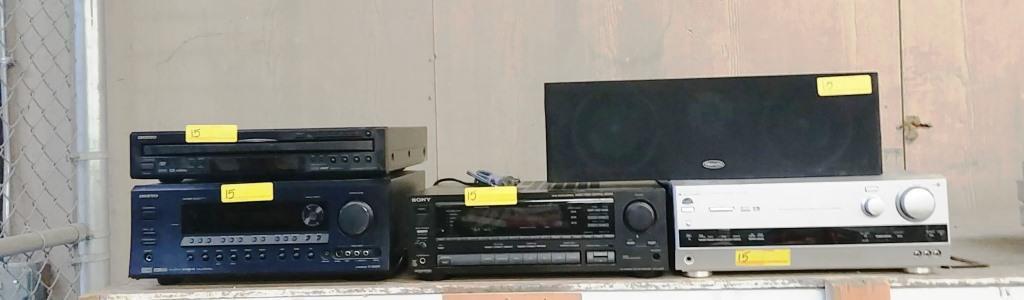 LOT OF A/V EQUIPMENT