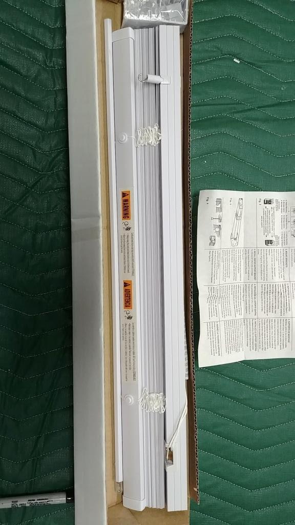 LOT OF 5 NEW BOXES OF VIMA PVC BLINDS - 6 PER BOX