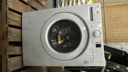 WHITE LG FRONT LOAD WASHER FOR PARTS OR REPAIR