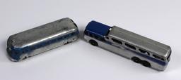 VINTAGE TOOTSIETOY GREYHOUND BUS - LOT OF 2