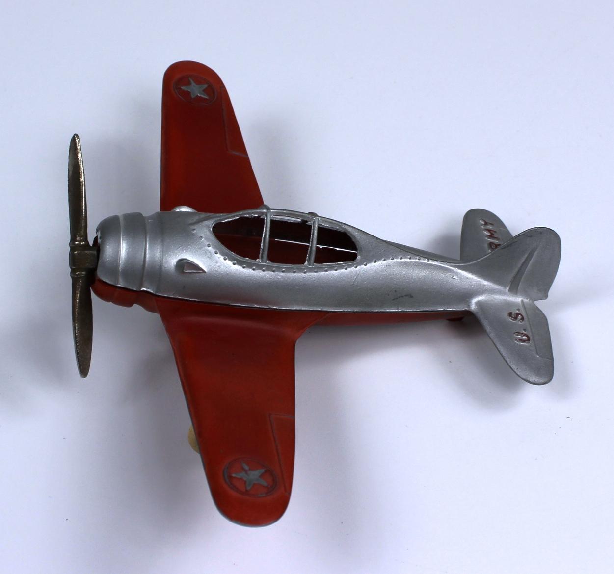 VINTAGE HUBLEY KIDDIE TOY US ARMY AIRPLANE