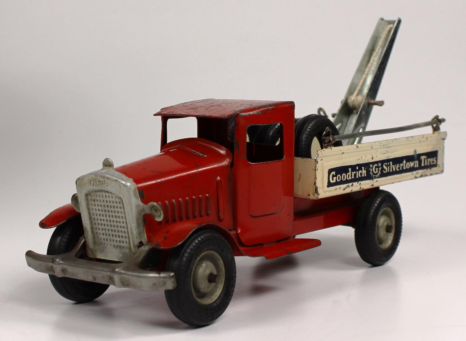 VINTAGE METALCRAFT GOODRICH WRECKER - CIRCA 1920s