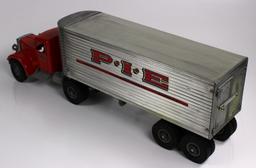 VINTAGE SMITH-MILLER P-I-E SEMI TRUCK & TRAILER - CIRCA 1950s