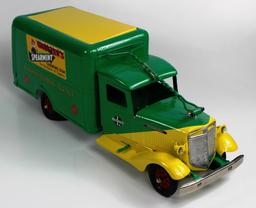 VINTAGE BUDDY L WRIGLEY'S SPEARMINT SIT-N-RIDE VAN 1937