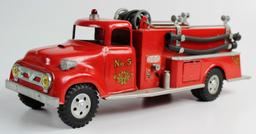 VINTAGE TONKA TOYS NO. 5 FIRE ENGINE TRUCK PUMPER LADDER