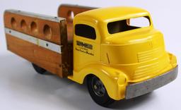 VINTAGE SMITH MILLER GMC COE MATERIALS TRUCK WITH WOOD BED