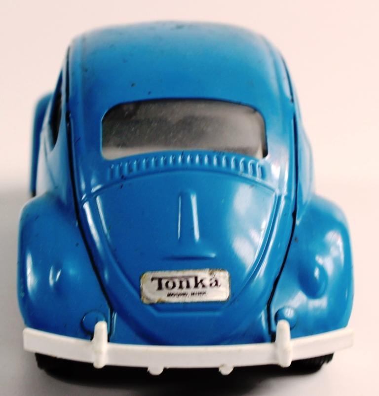 VINTAGE TONKA PRESSED STEEL VOLKSWAGEN BEETLE - BLUE