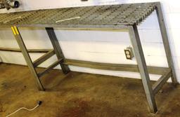 METAL GRATED CUTTING TORCH TABLE