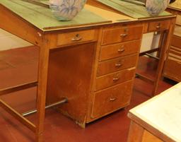 WOOD DRAFTING TABLES