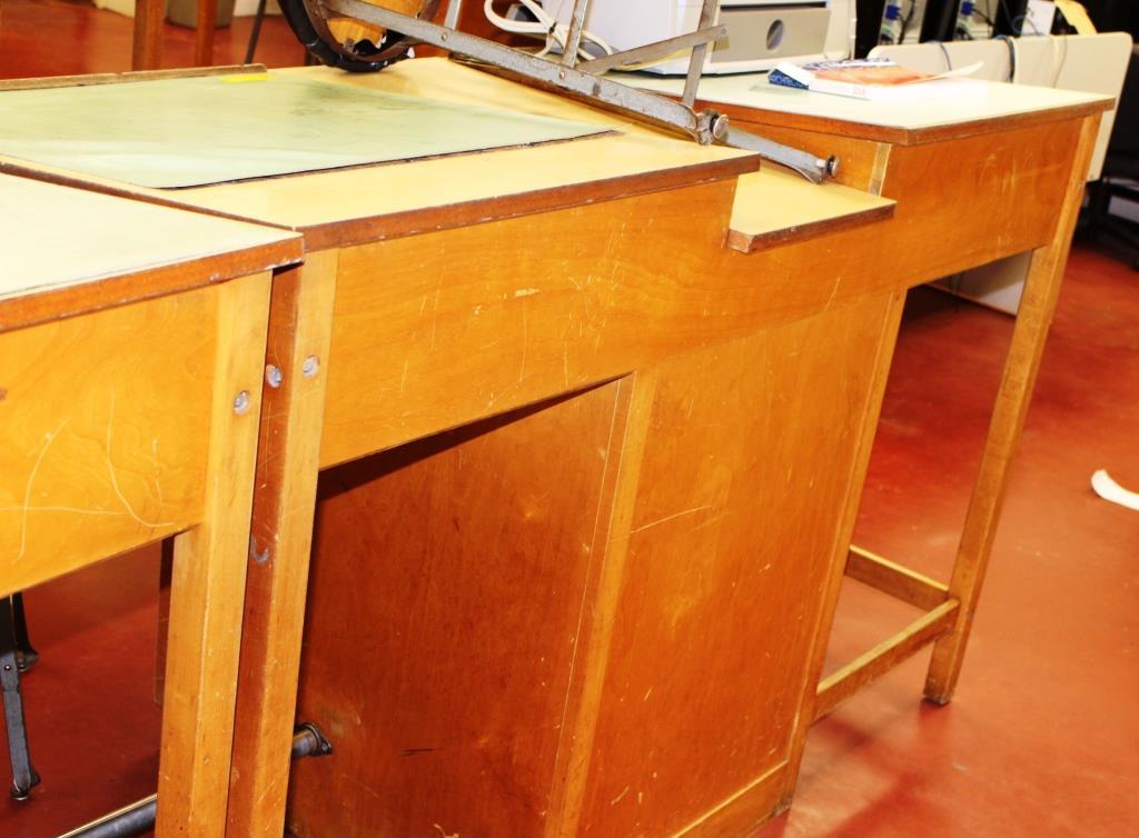 WOOD DRAFTING TABLES
