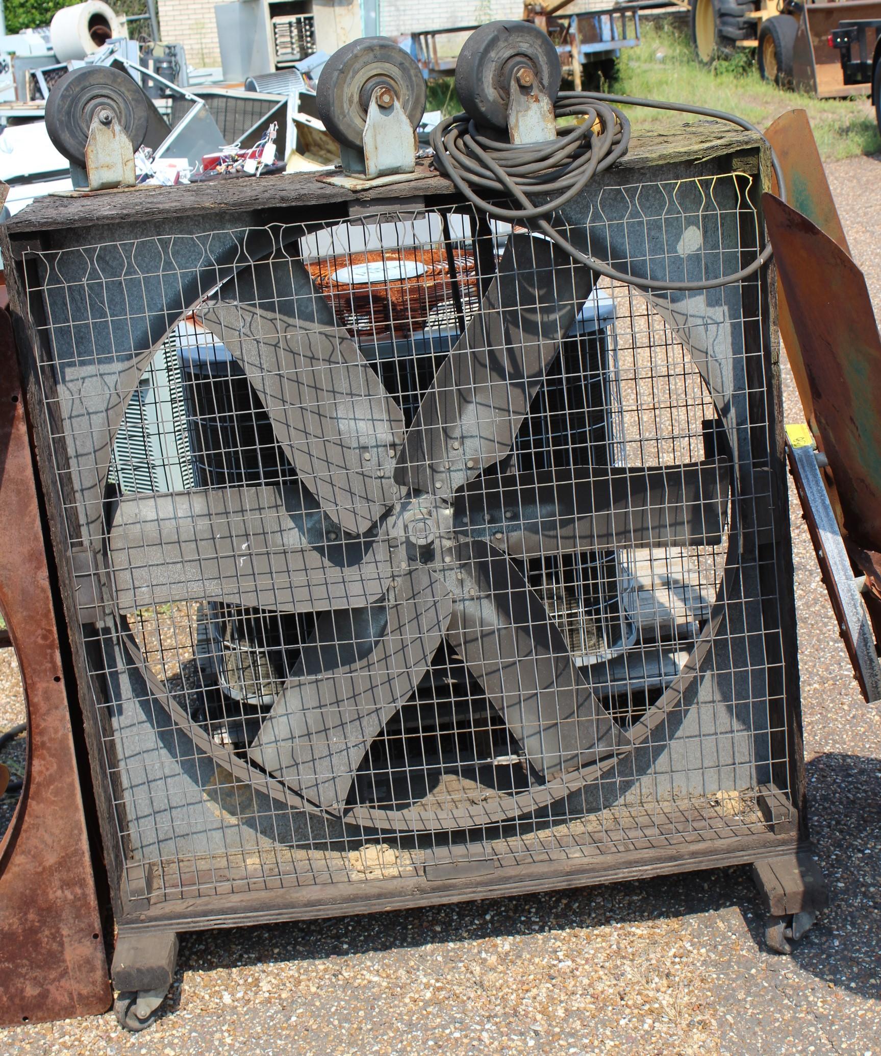 LOT OF SHOP AND EXHAUST FANS