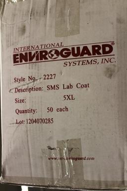 PALLET OF 20 BOXES INTERNATIONL ENVIROGUARD LAB COATS