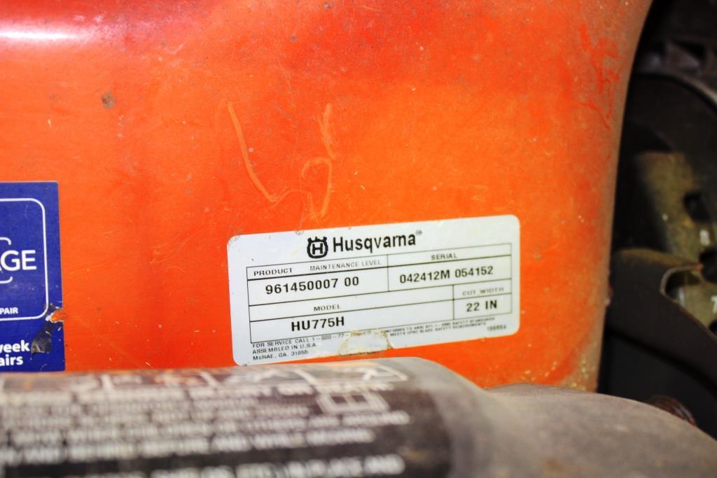 HUSQVARNA HU 775H PUSH MOWER