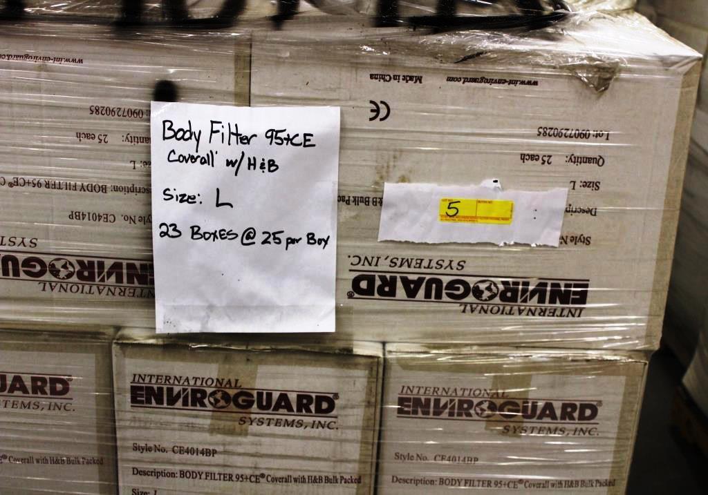 PALLET OF 21 BOXES OF ENVIROGUARD BODY FILTER 95+CE