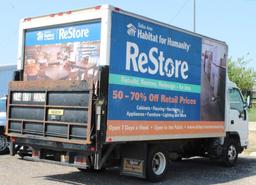 2007 ISUZU DIESEL BOX TRUCK WITH LIFTGATE