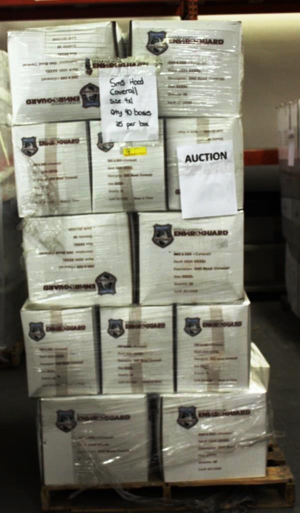 PALLET OF 40 BOXES INTERNATIONAL ENVIROGUARD COVERALLS