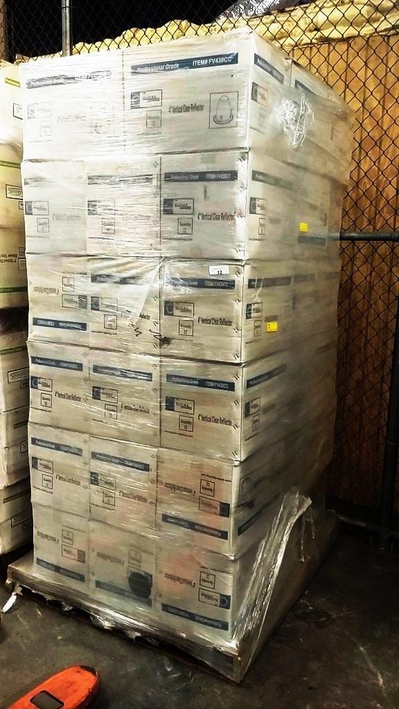 PALLET OF 48 BOXES OF GLOBE LIGHTING FIXTURES - 12 PER BOX